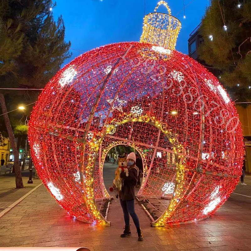 户外Led球拱灯景观照明装饰灯广场景区购物中心节日灯饰节厂家