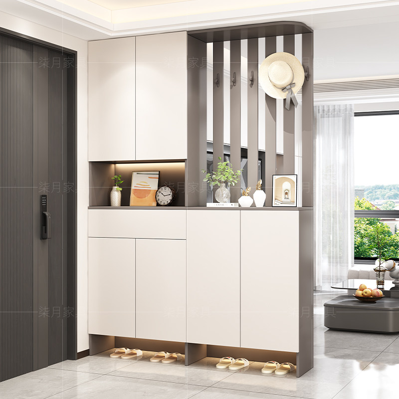 实木玄关柜客厅隔断现代简约置物架家用入户门后屏风鞋柜一体到顶,住宅家具,鞋柜,淘宝优惠券,粉丝福利购,淘宝优惠卷
