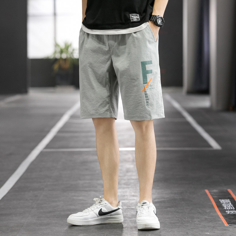 夏季潮大裤衩休闲裤男新款五分裤运动青年学生日系薄款短裤子外穿