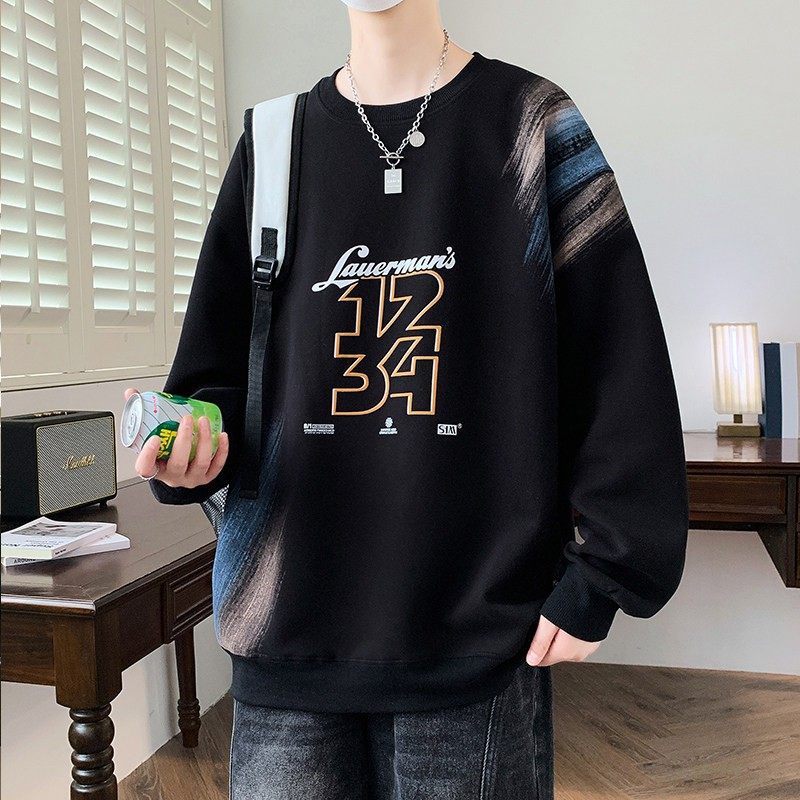 青少年卫衣2025男春秋季印花长袖t恤初高中学生中大童男孩打底衫,户外/登山/野营/旅行用品,作训外套/套装/野战套装,淘宝优惠券,粉丝福利购,淘宝优惠卷