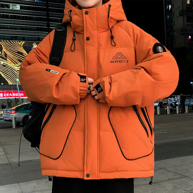 高级感棉服男款冬季加厚保暖防寒棉衣外套男美式工装飞行员棉袄子