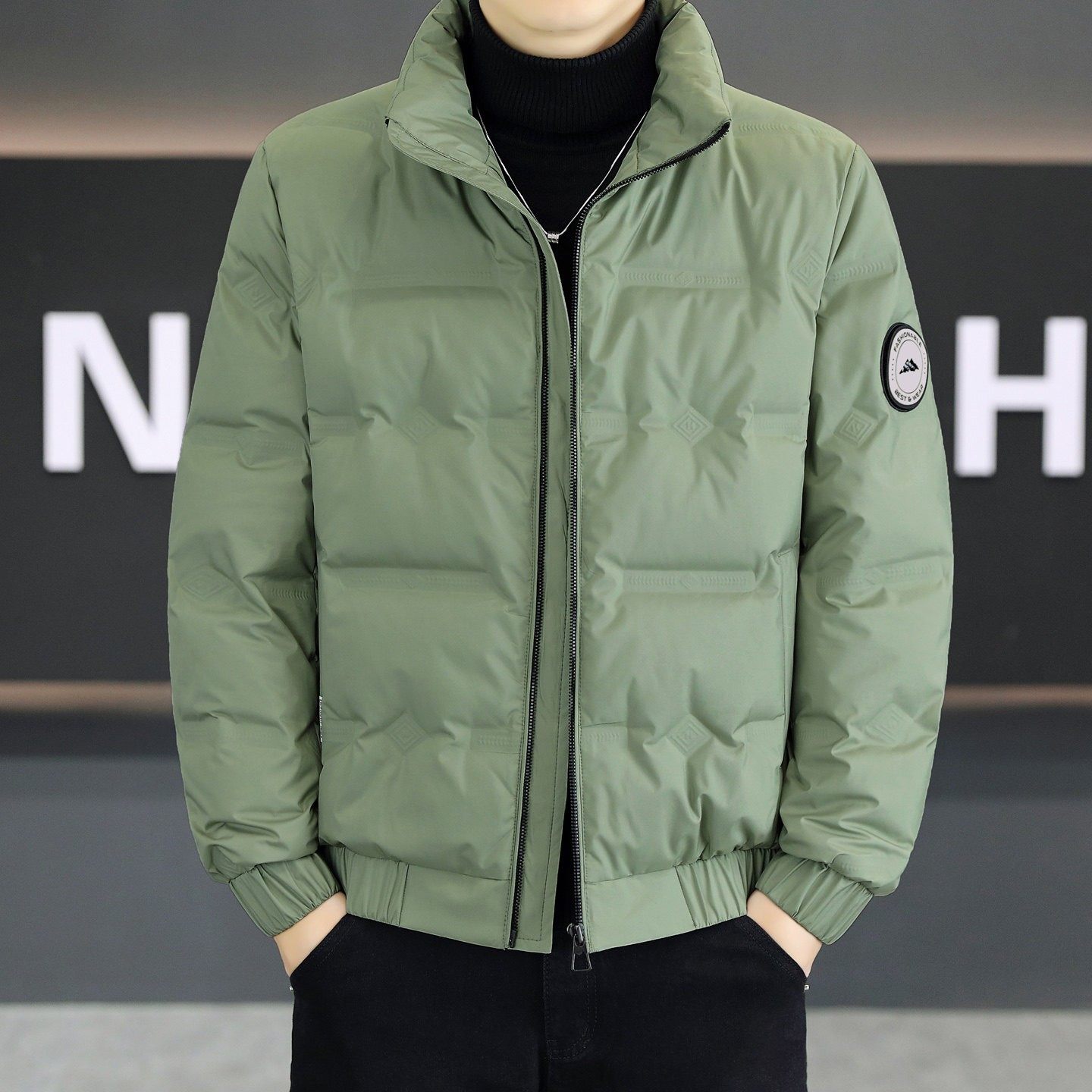 质感轻薄立领羽绒服男士冬季外套2025新款高端青年修身通勤防寒服,运动/瑜伽/健身/球迷用品,篮球服,淘宝优惠券,粉丝福利购,淘宝优惠卷