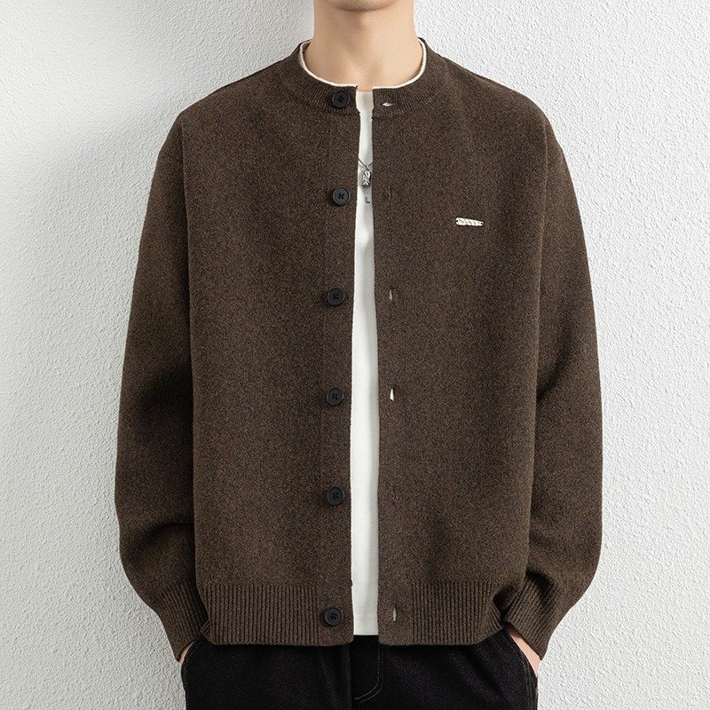 针织开衫外套男款春秋季2025新款毛衣男叠穿内搭内胆毛线衣夹克衫,运动服/休闲服装,跑步套装,淘宝优惠券,粉丝福利购,淘宝优惠卷