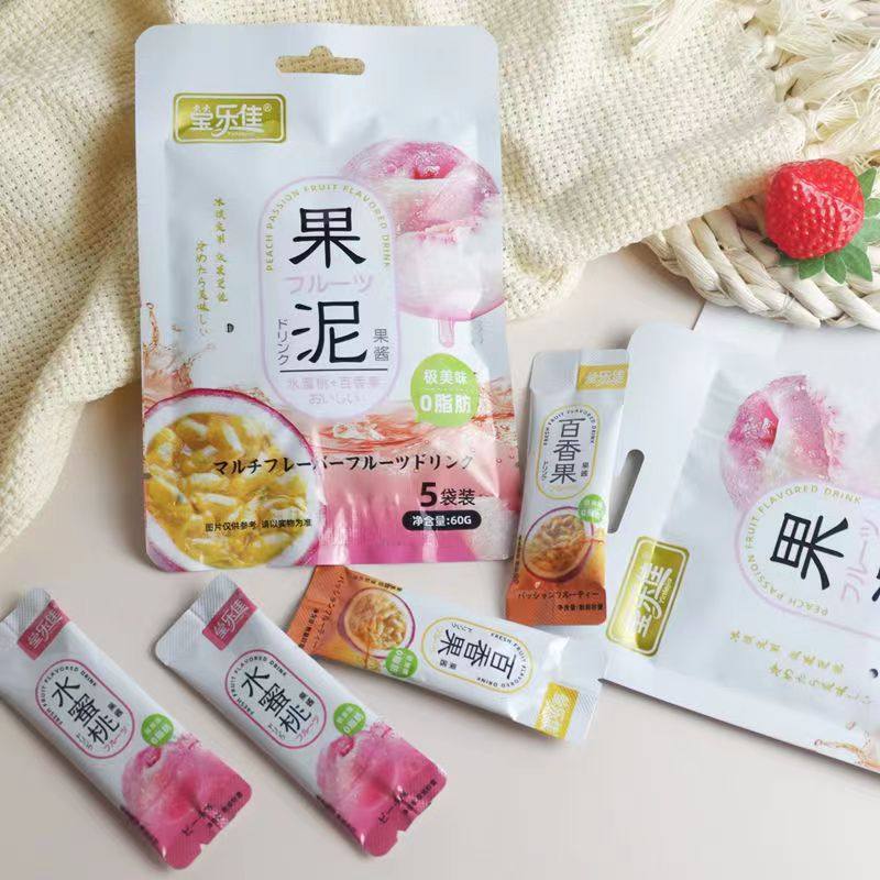 莹乐佳条装抹面包果泥果酱
