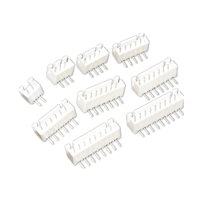 弯针XH2.54 白色接线端子 2P/3P/4P/5P/6P/7P/8P/10-12P 针座 2AW