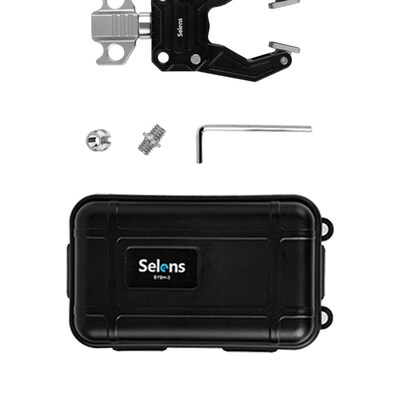Selens/喜乐仕 摄影多功能蟹钳夹微单相机摄影云台铝合金C型大力