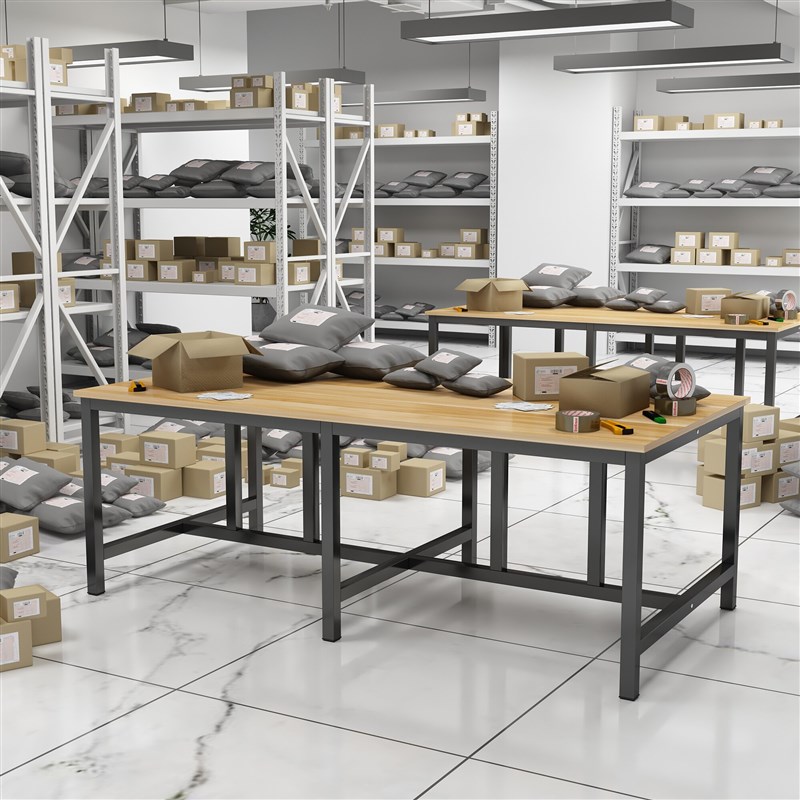 工作台大桌子裁剪台打包台车间包装台电子厂流水线操作检验台桌子