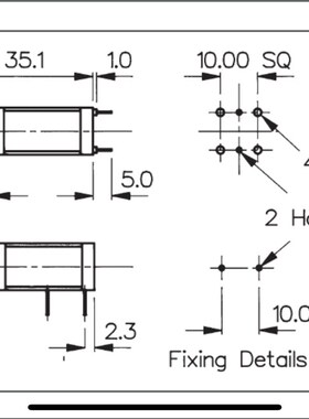FX0457 PCB安装卧式保险丝座F457熔断器管 5x20MM进口英国BUL GIN