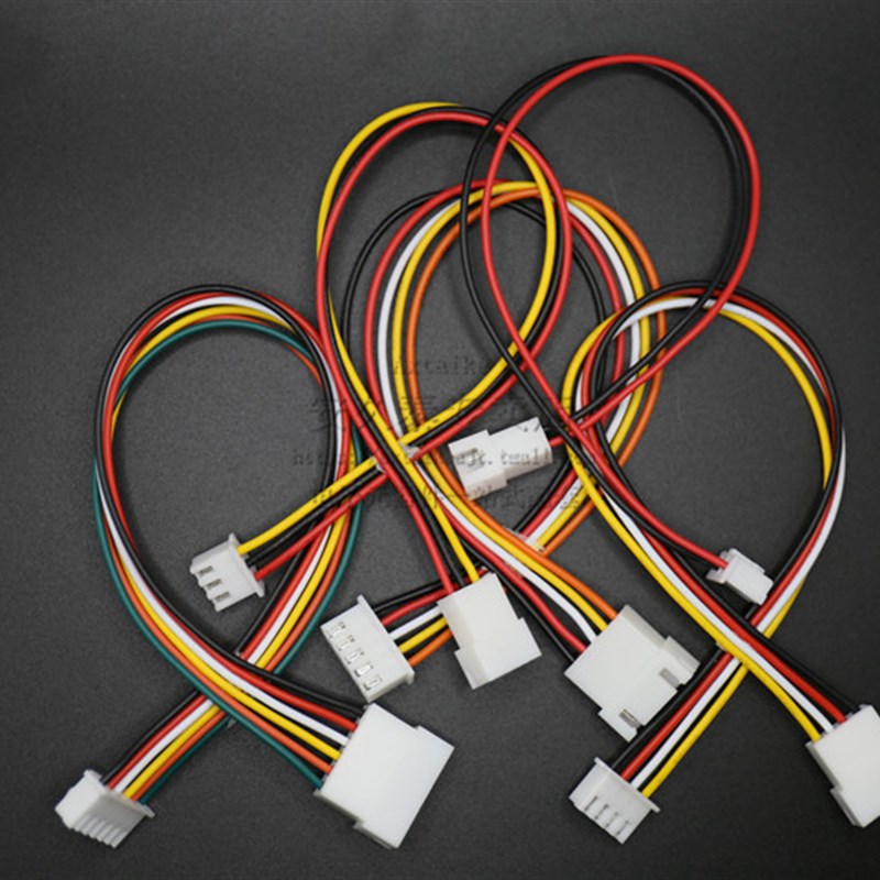 5条 XH2.54MM双头对插端子线2P/3P/4P/5P/6P公转母空中对接延长线