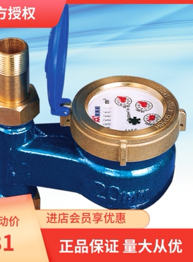 埃美柯080 旋翼立式干式水表(铜壳)DN15 20 25