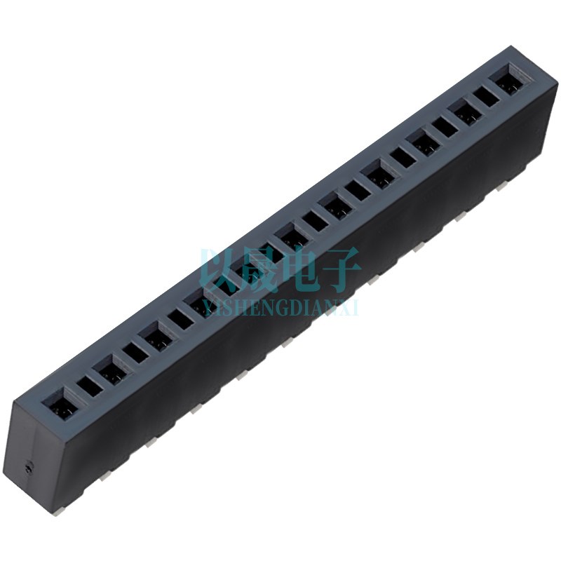 5.08间距 排母 单排排母1*2/3/4/5/10/20P H=8.82 连接器直供