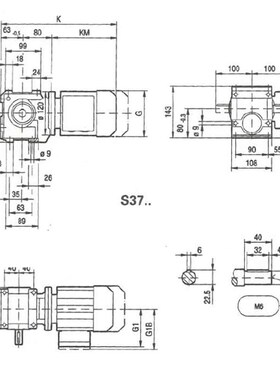 S/SA/SAF/SF/SAT/GS37 47 57 67 77 87 97系列蜗轮蜗杆减速电机