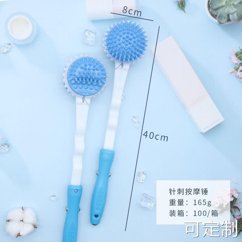 厂家直供刺头敲打捶 按摩拍打棒双面刺头手动按摩锤穴位敲背锤