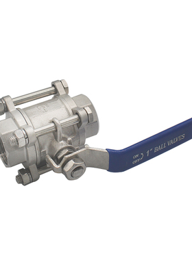 201/304/316L/三片式不锈钢球阀/3PC内丝球阀 Q11F-16P/丝扣球阀