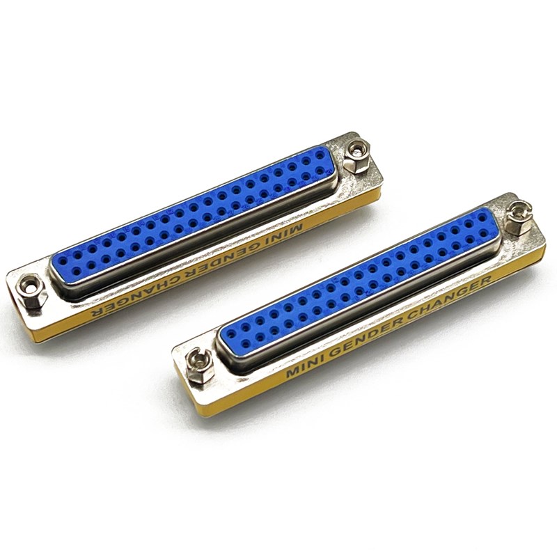 DB9/15/25/37公转头母对母9针串口公头转母头VGA转换头直通转接头