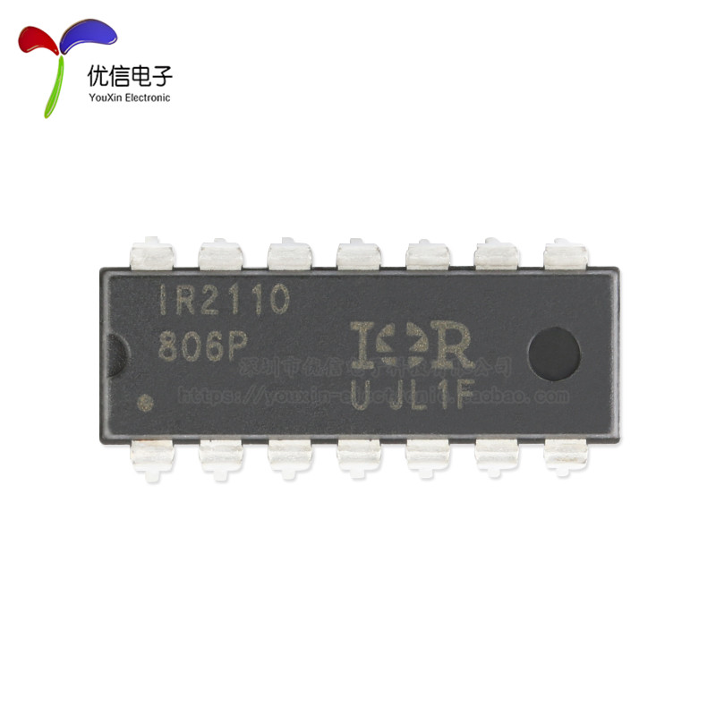 原装正品 IR2110PBF/DIP-14 500V高侧和低侧栅极驱动器IC
