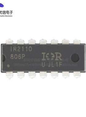 原装正品 IR2110PBF/DIP-14 500V高侧和低侧栅极驱动器IC