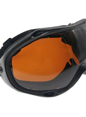 宽体大视野宽光谱连续吸收式激光防护眼镜OD6+ 绿光532nm 1064nm