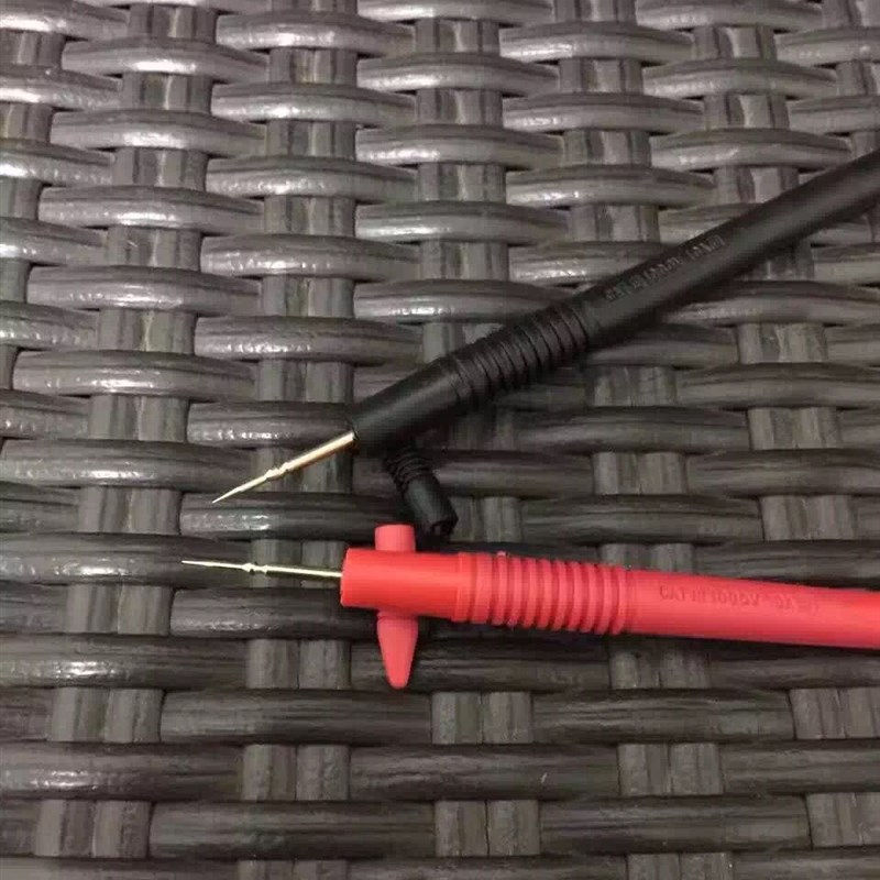 数字万用表笔 表棒 通用表笔1000V 10A测试线 特尖特细表笔