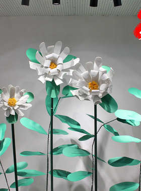 仿真栀子花摆件装饰品美陈布置