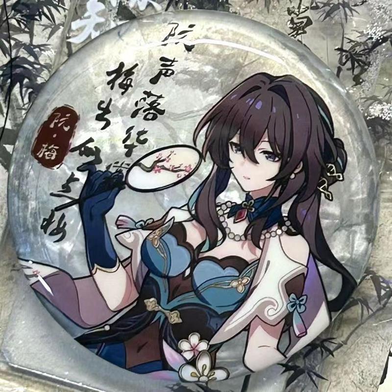 新款阮梅反光同人谷子吧唧徽章高颜值自制周边背包挂件饰礼物送礼