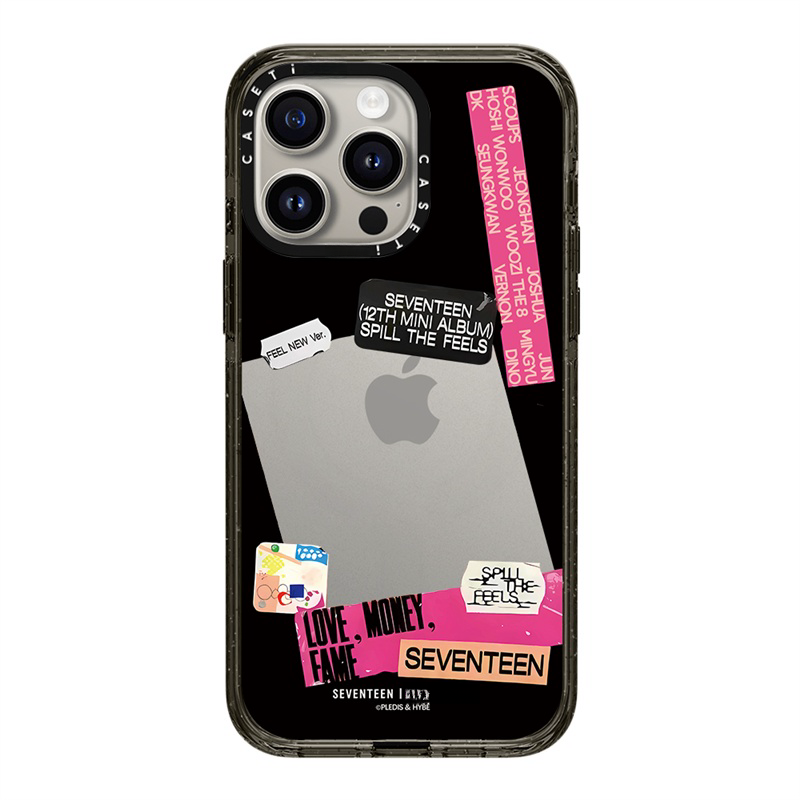 CASETI 联名Seventeen男团 日韩潮牌iPhone16promax苹果15pro 14 13 12手机壳MagSafe磁吸华强北定制防摔保护