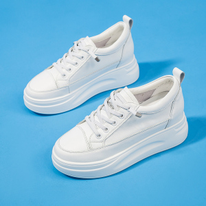 内增高7CM厚底小白鞋子女2026年春夏新款休闲鞋百搭运动真皮韩版