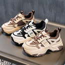 百搭厚底老爹鞋女2025秋冬季新款5CM增高时尚休闲加绒爆款运动鞋