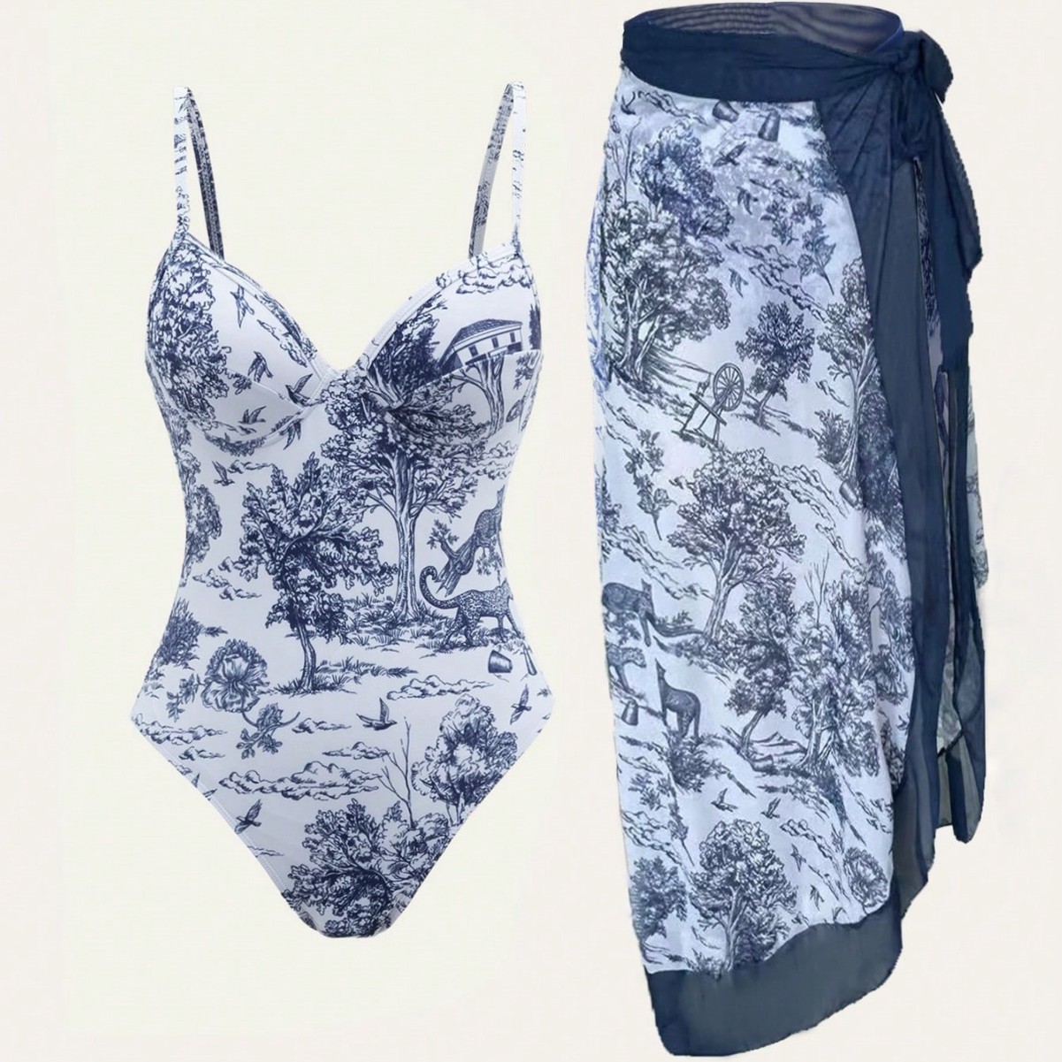 女2024连体泳衣度假风连连体泳衣