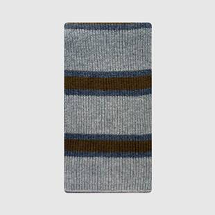 桐庐愿望针织有限公司自制精选绵羊毛条纹针织围巾女秋冬季韩系氛