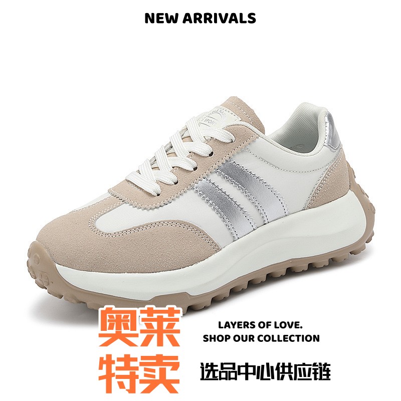 太仓高端运动鞋大码运动女鞋春秋新款低帮百搭轻便跑步鞋女软底舒