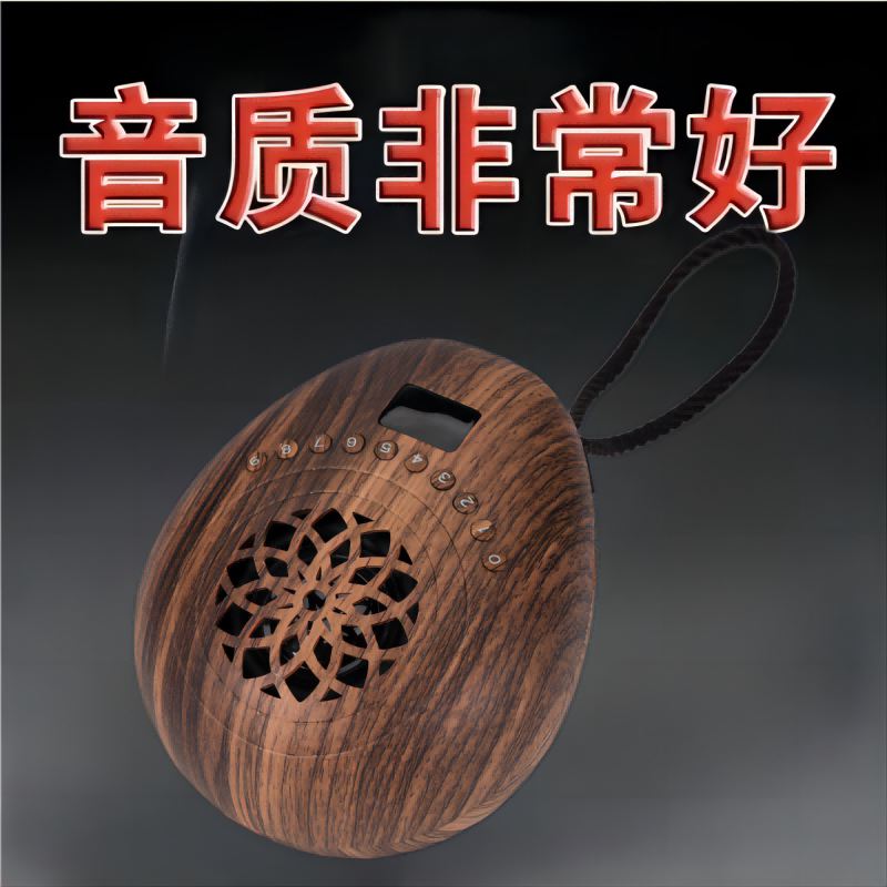 5w大功率播放器重低音音乐机插卡蓝牙充电大尺寸播放器唱歌机