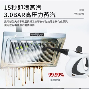 蒸汽清洁机Handheld Steam Cleaner for Home手持高温蒸汽清洁机