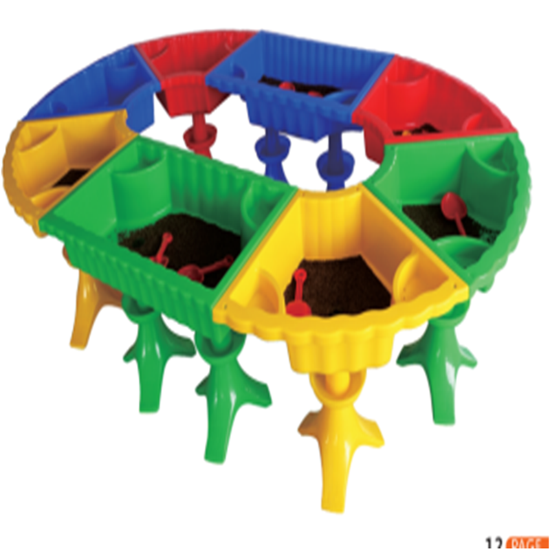 儿童塑料桌子宝宝沙盘桌小孩益智多功能可学习游戏大颗粒简约桌椅