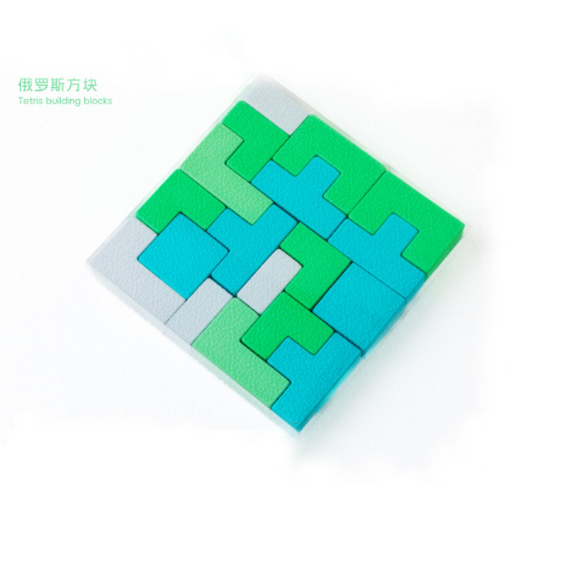 幼儿园儿童塑料EVA俄罗斯方块积木益智拼图儿童拼装蒙氏训练玩具
