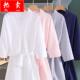 新款 一次性睡衣旅行旅游春秋加厚睡袍宽松华夫格男女浴衣美容