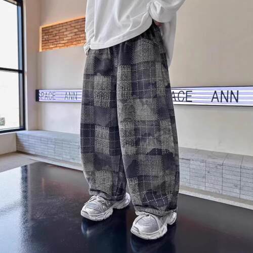 儿童春装新款中大童运动卫裤春季