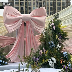 巨型超大蝴蝶结装饰结婚庆生日派对场景布置拍照布置节日橱窗婚礼