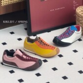 百搭软底登山运动休闲德训鞋 复古彩色拼色丑萌2026春季 新款 防滑潮