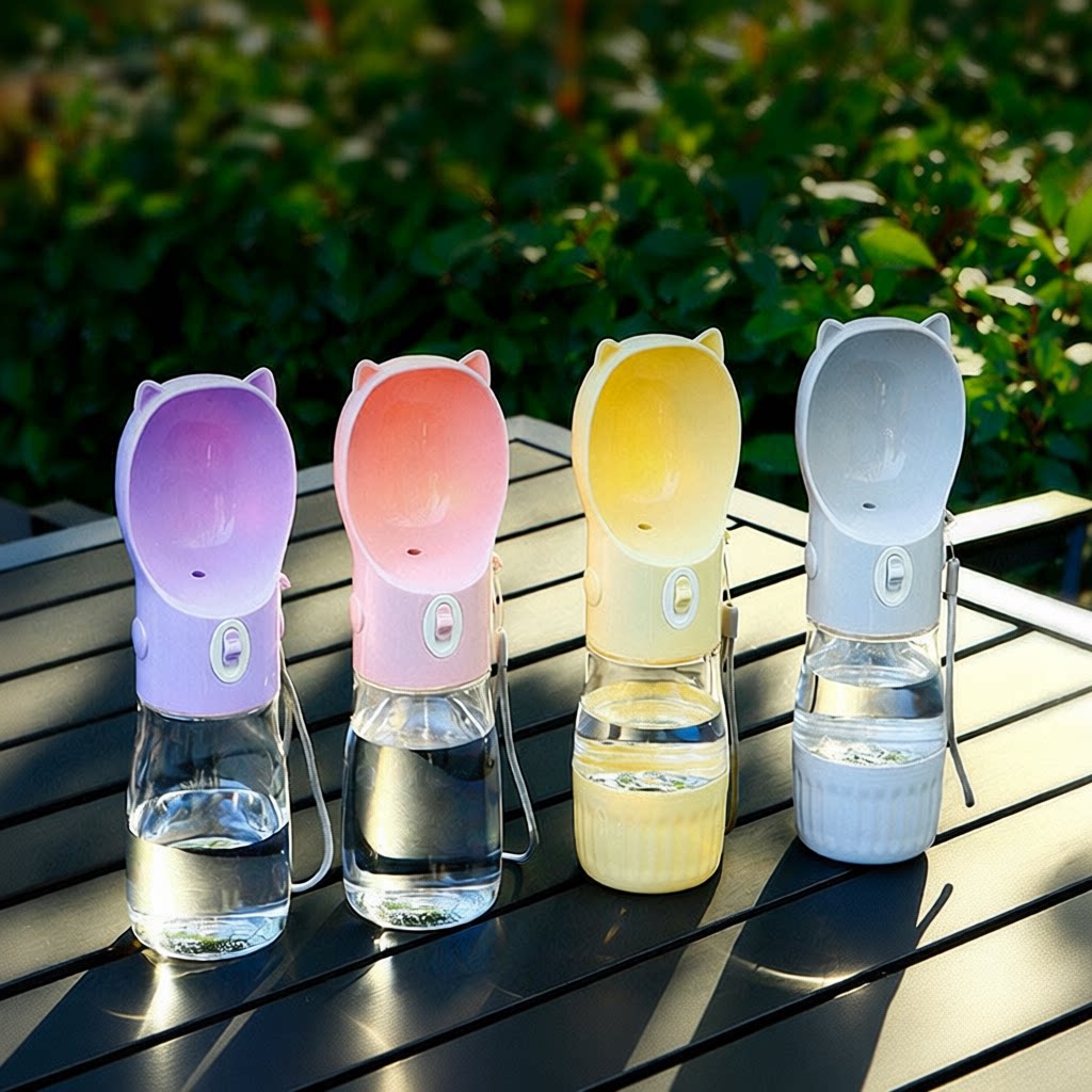 狗狗喝水杯外出折叠狗可携式水杯