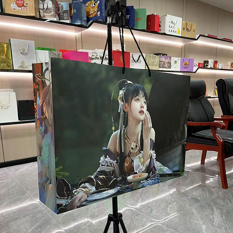 手提袋定制特大号纸袋白卡纸彩色印刷企业LOGO动漫展会礼品袋广告