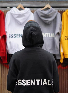 自主FOG FEAR OF GOD ESSENTIALS复线高街潮牌宽松连帽卫衣