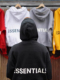 自主FOG ESSENTIALS复线高街潮牌宽松连帽卫衣 GOD FEAR