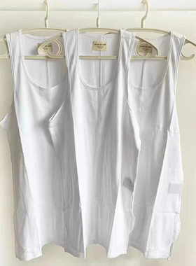 【现货】hzw自主 非Fear of God 2nd 前圆后方牙白色打底