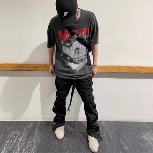 现货！当天发出！孩子王club自主 Vintage骷髅短袖 底板1of1