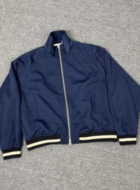 元旦福利！hzw自主非Fear of god蓝色教练夹克高街穿搭利器