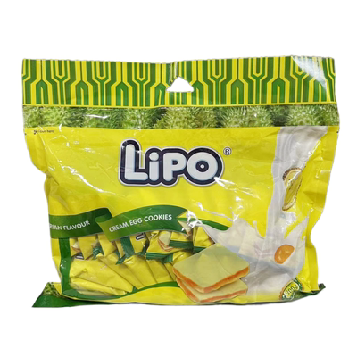 越南进口面包干lipo300g柠檬味