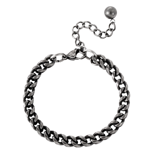 男士手链男潮高级感简约大方潮男个性嘻哈欧美复古酷男生钛钢手镯