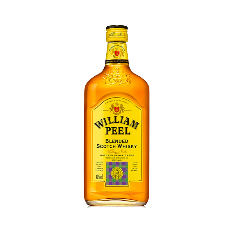 威廉彼乐调配威士忌1L装 英国进口正品洋酒烈酒基酒