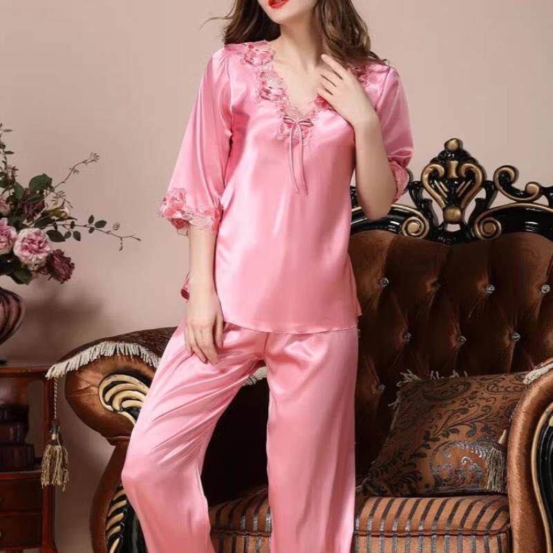 维多利亚睡衣女春秋款2024年睡衣/家居服套装